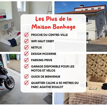 Proche Centre, Gare, Parc, Parking By Maison Bonhage Frühstückspension 3*