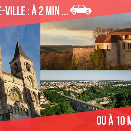 Bed & Breakfast Proche Centre, Gare, Parc, Parking By Maison Bonhage Chaumont (Haute-Marne)